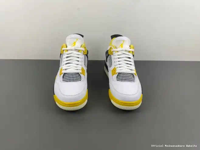 Official Maikesneakers Vivid WNNS 4 Jordan Air AQ9129-101 Sulfur 0329